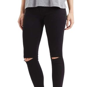 Topshop Moto Leigh Ripped Skinny Jeans
